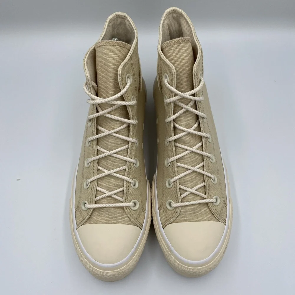Converse Chuck Taylor All Star Lift Platform High Top Women's 9 Oat Milk A06092C
